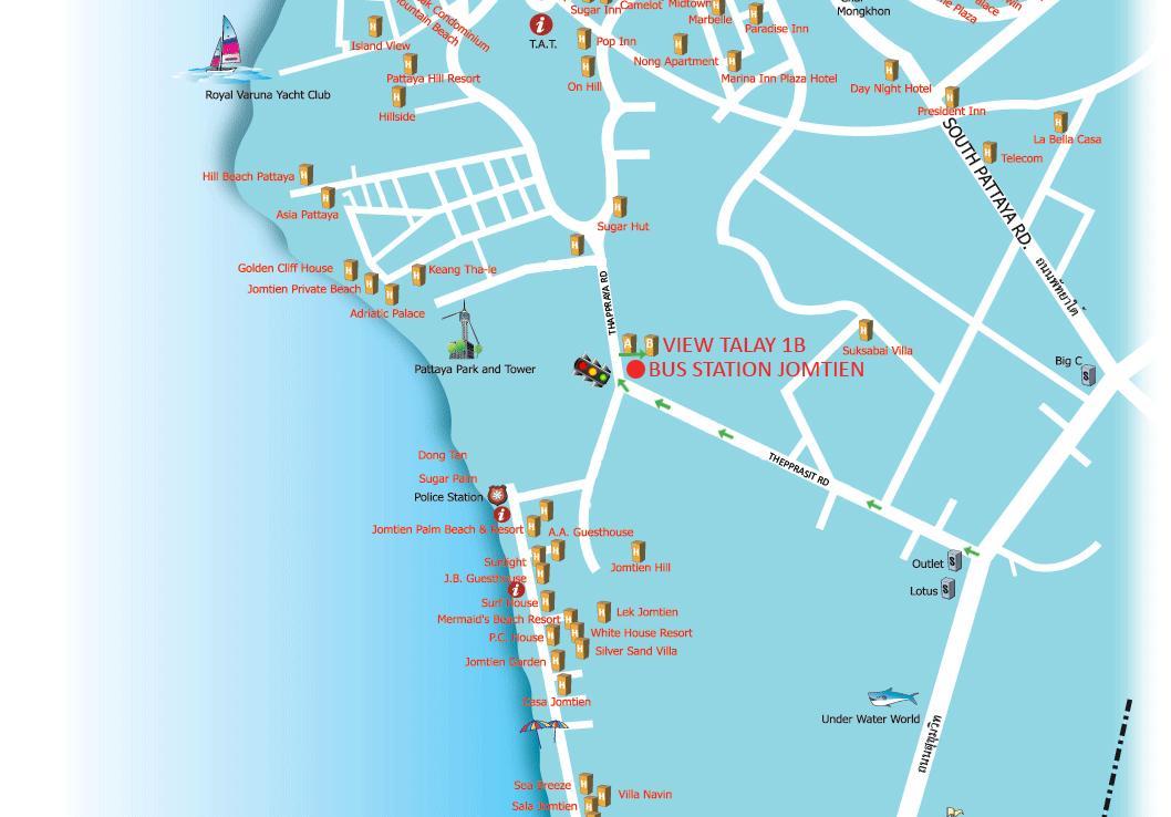 Ferienwohnung View Talay 1 Jomtien Pattaya Exterior foto